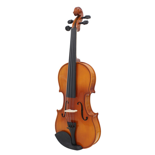 A Natural Bright Violin AV-03 Tiger Maple Backplane Solid Wood Violin Beginner Practice Violin