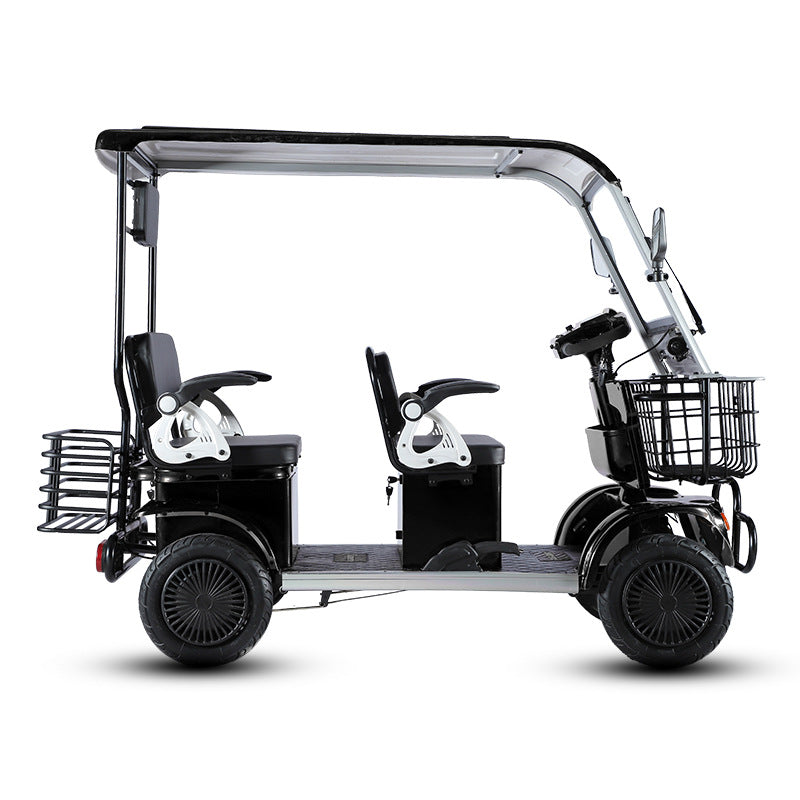 A four-wheel electric scooter
