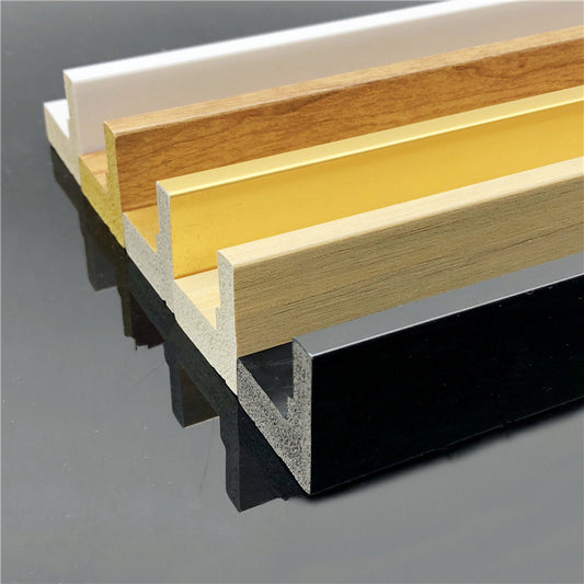 A ps line wholesale L-shaped frameless painting outer frame picture frame strip Modern oil painting outer frame Hydraulic meter box frame strip 5931