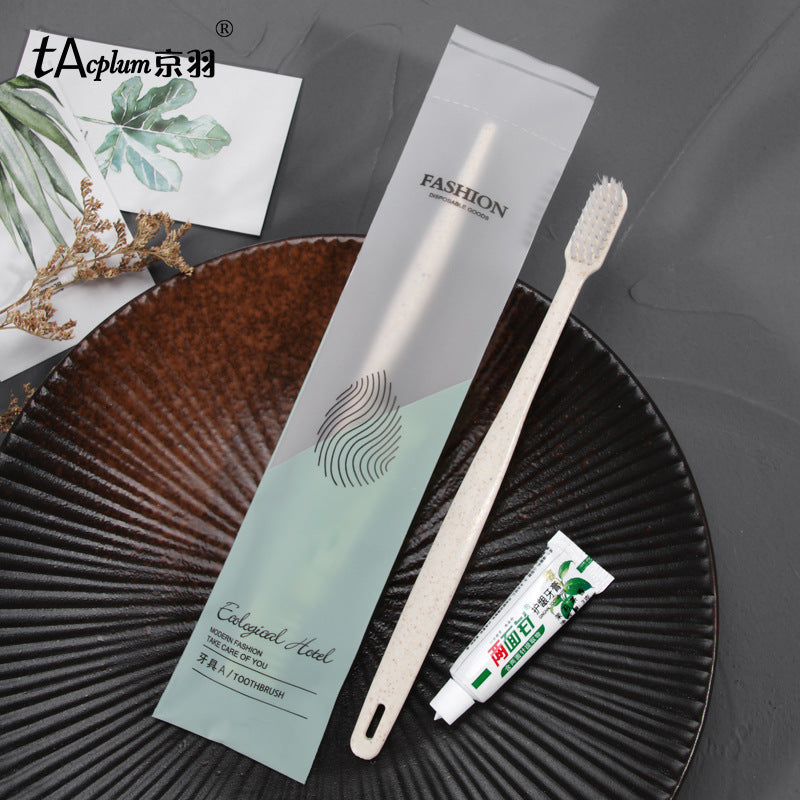 Hotel disposable toiletries set Hotel consumables Room special toothpaste Toothbrush