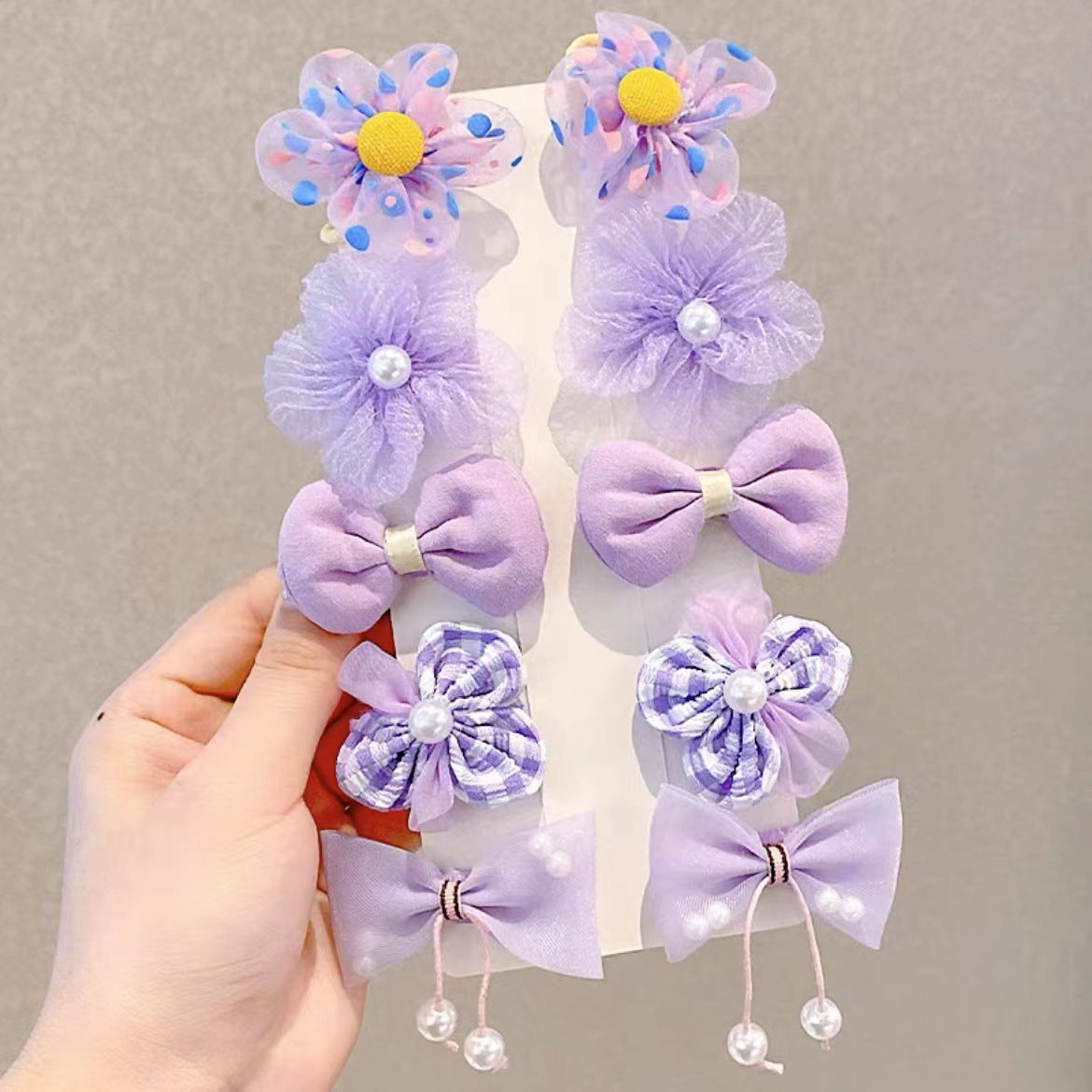A children's hairpin stall set wholesale summer little girl hairpin cute girl broken hairpin headdress