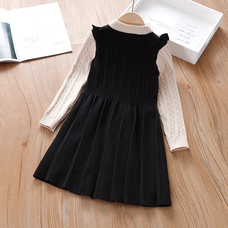 A knitted dress for children