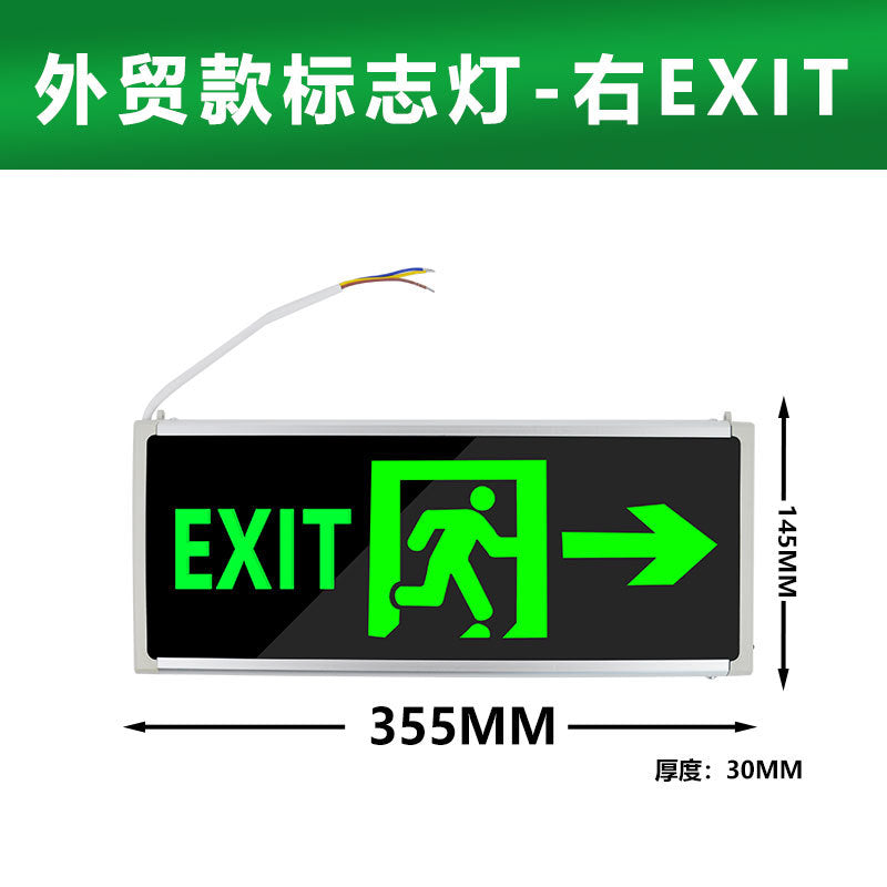 A Fire Evacuation Emergency Light EXIT