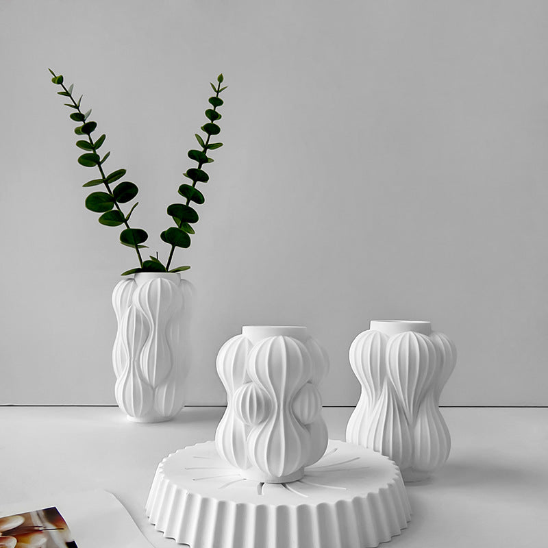 A vase silicone mold