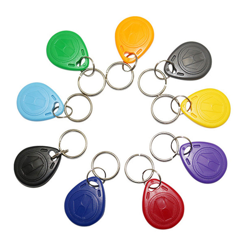 100 pieces No. 2 ID access control card 5200 keychain blue printed community copy IC elevator card attendance induction copy buckle