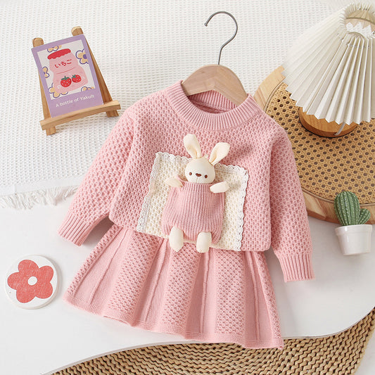 A children's sweater set