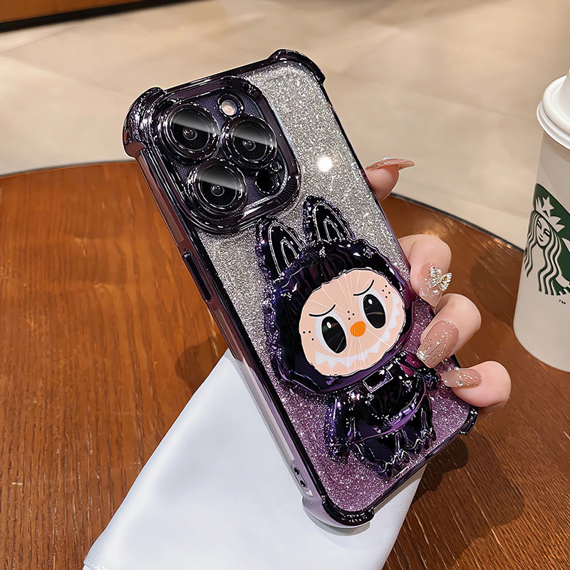 A mirror holder phone case