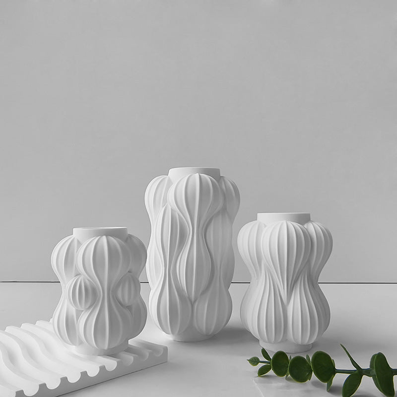 A vase silicone mold