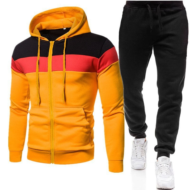 A men's sweater suit