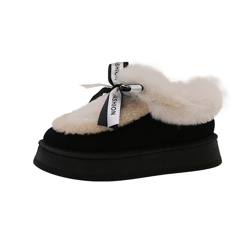 A warm snow boot