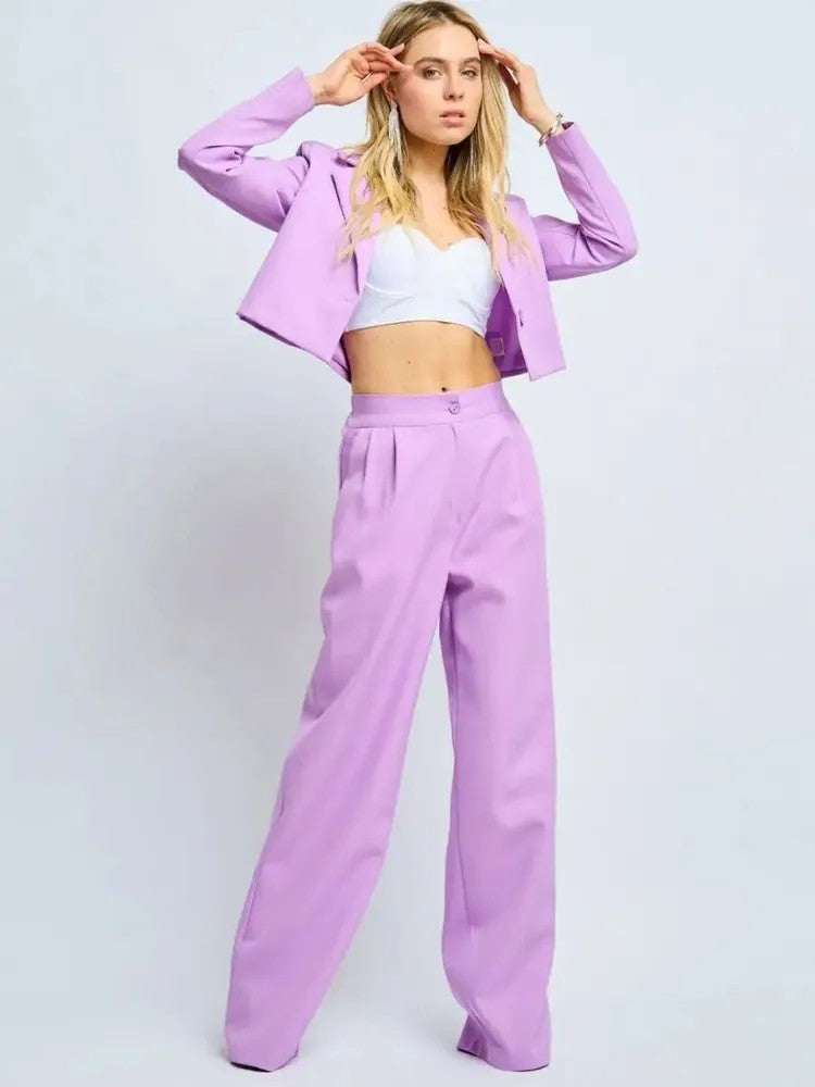 A new autumn fashion casual short small suit slim pants women's suit