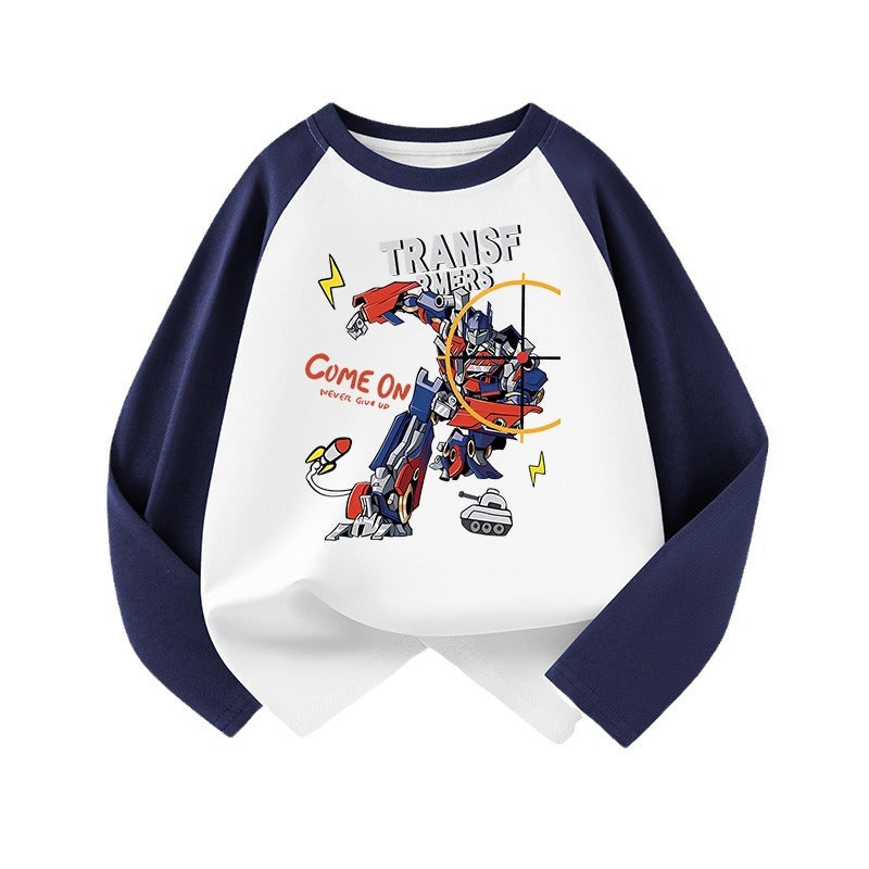 A long-sleeved T-shirt top