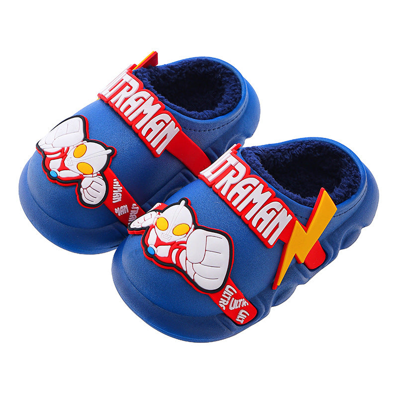 A children's thermal slippers