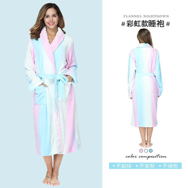 A bathrobe
