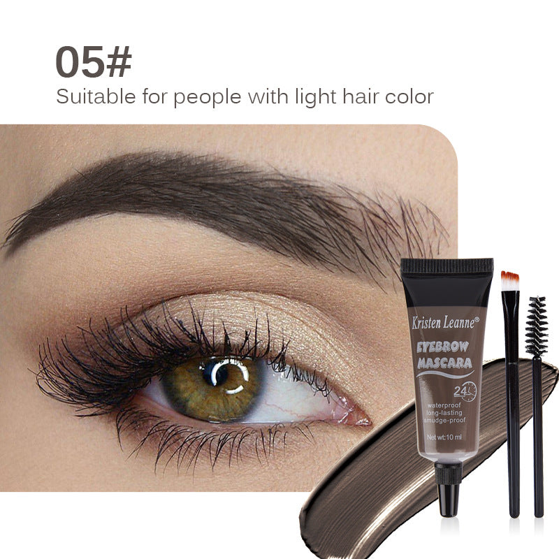 A eyebrow glue waterproof eyebrow dye cream