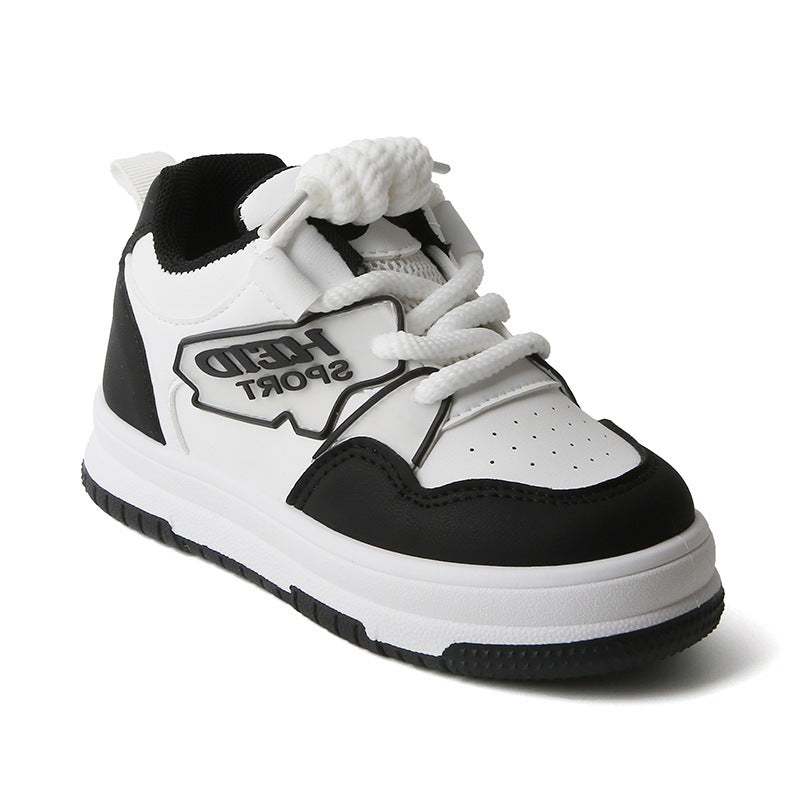 A children's sports shoes