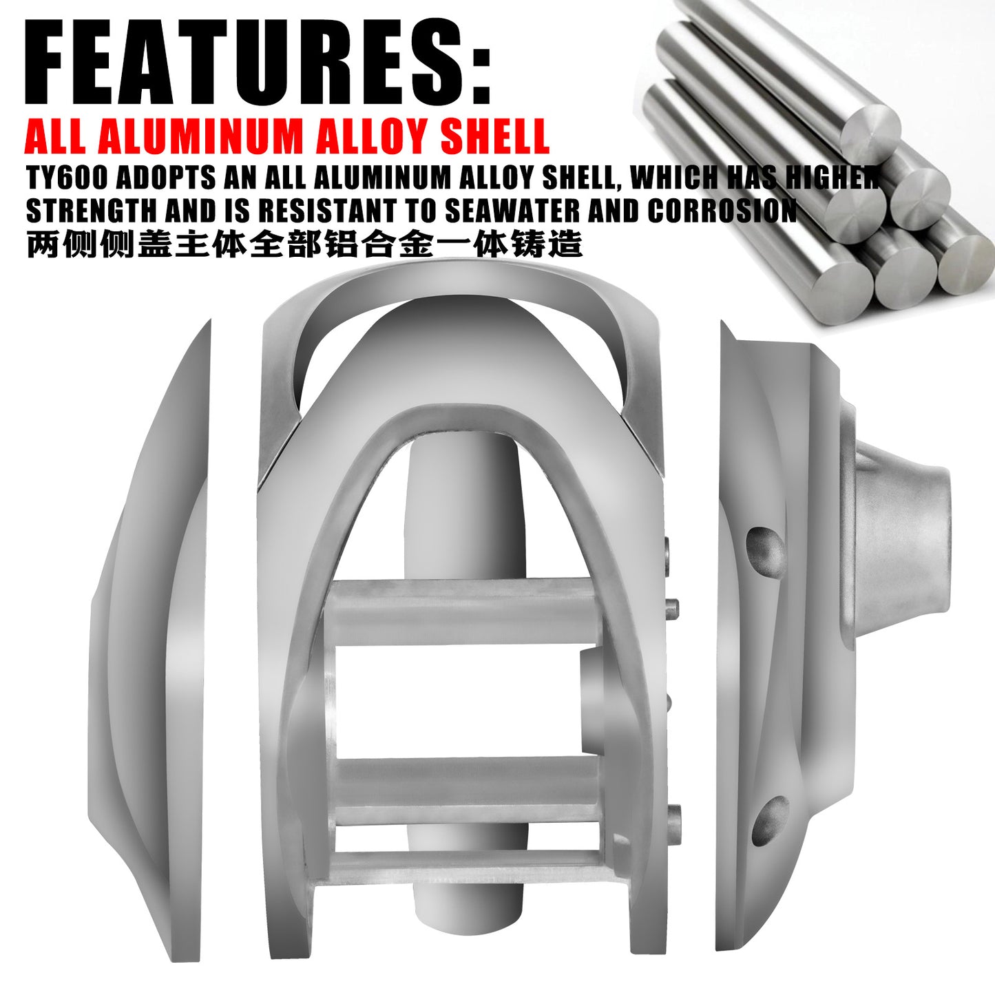 A Large Wide-body All-metal Baitcasting Reel – Durable & Smooth