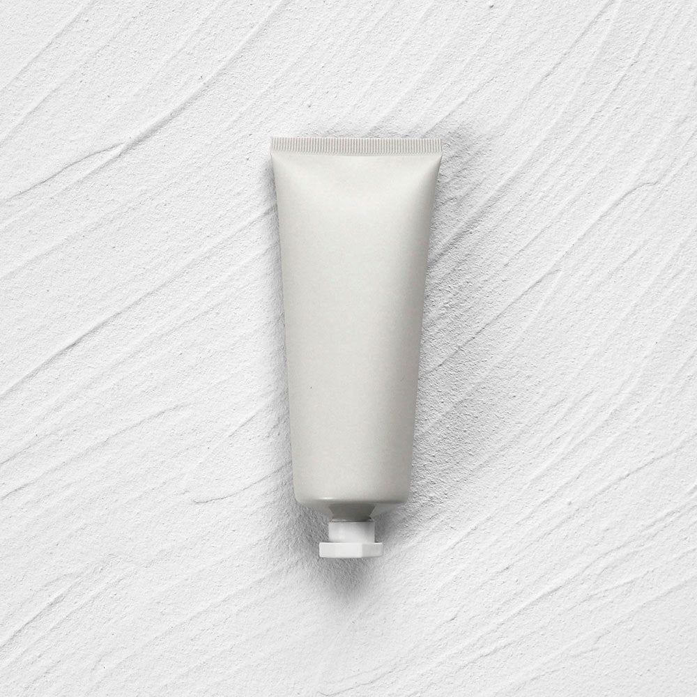A100g grey matte cosmetic hose plastic extruded empty bottle inverted bottle PE Morandi color - Mixbatch