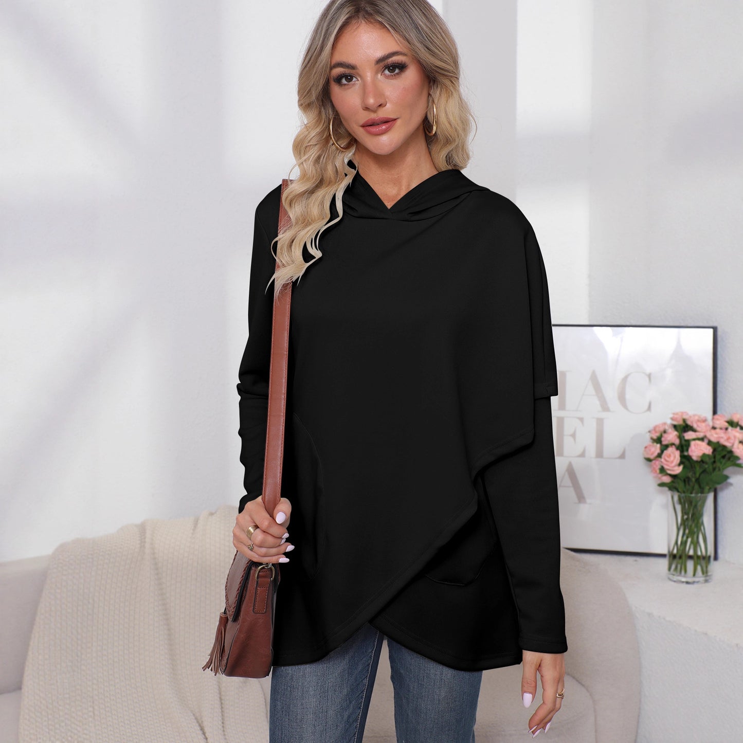 A long-sleeved top
