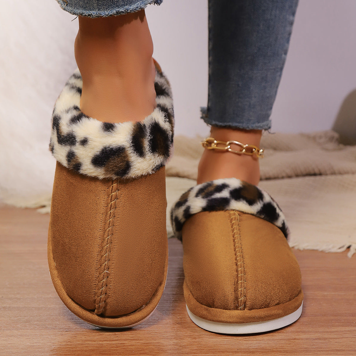 A plush slipper