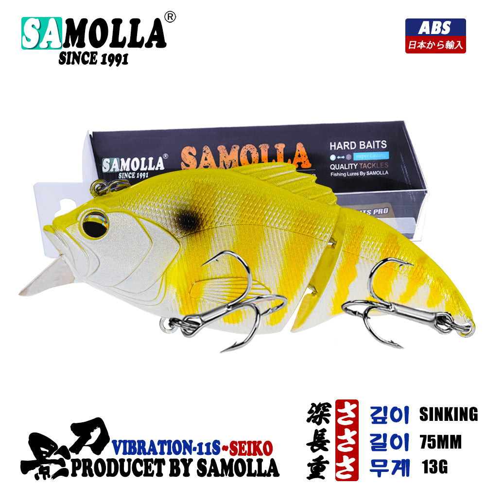 A Realistic Multi-section Swimbait Slow Sinking