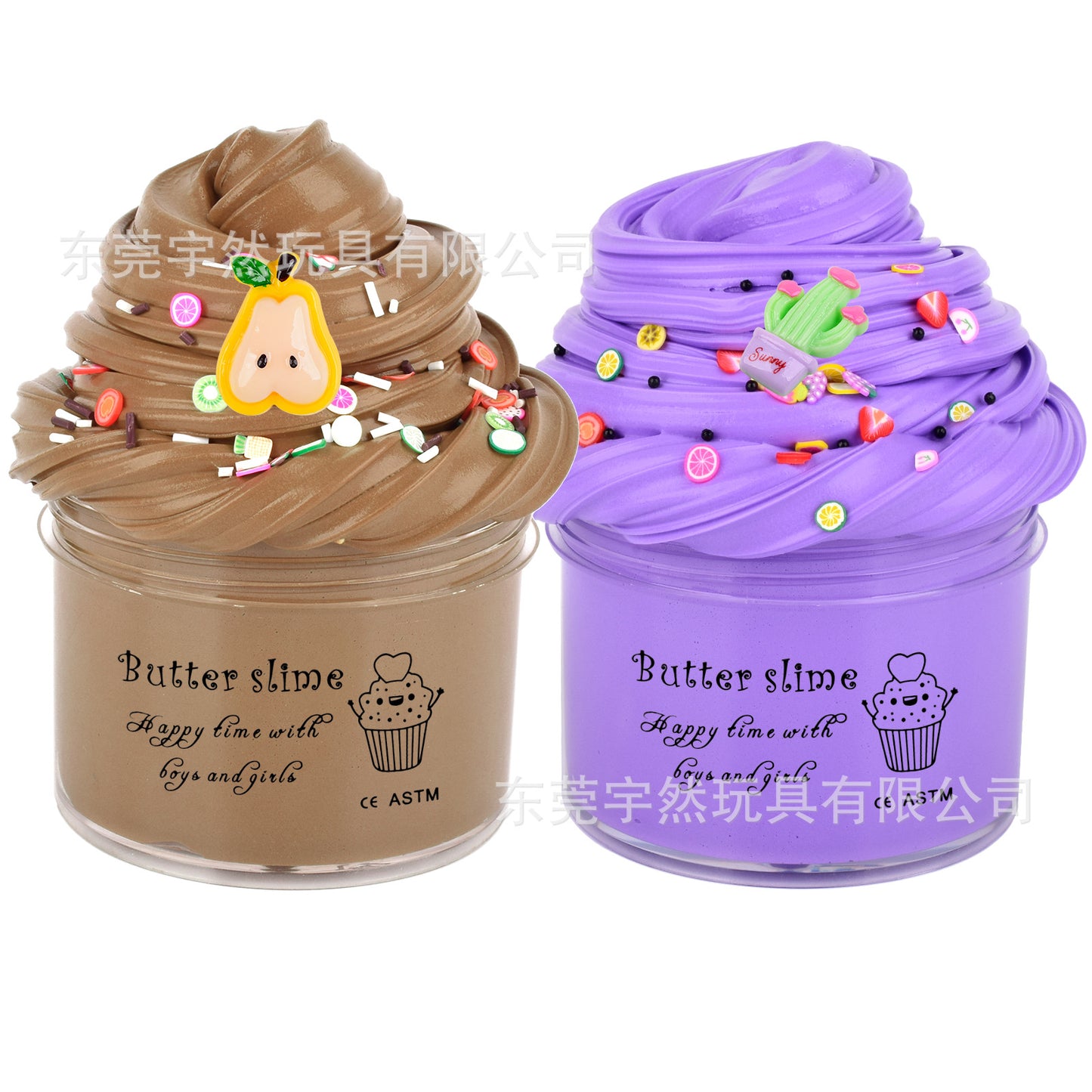 A 60ml Butter Puree Slime Cotton Puree Set