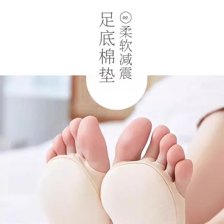 A Half Sole Socks with Foot Pad