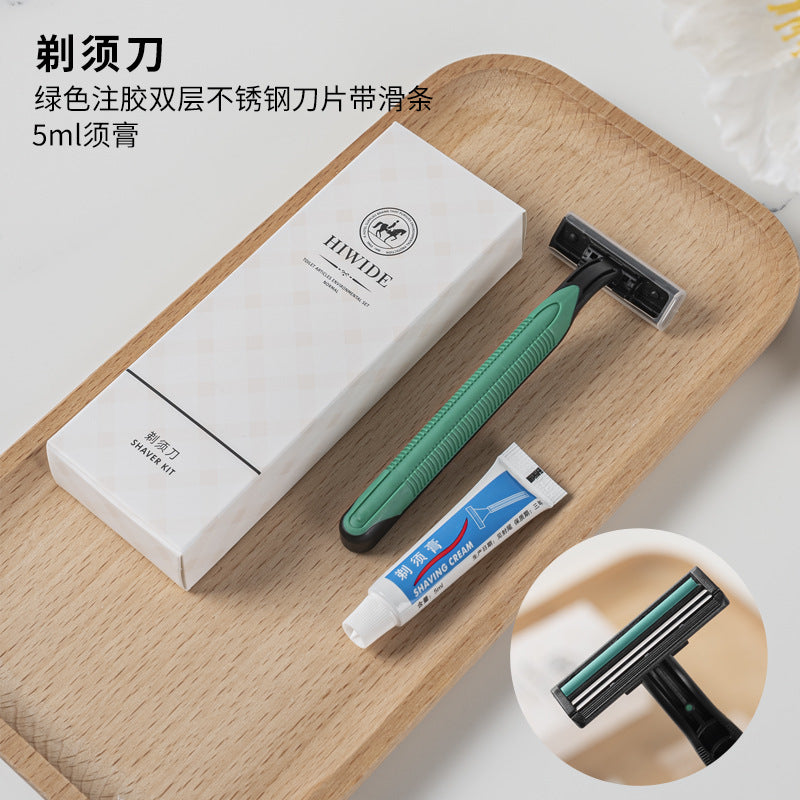 Hotel star hotel disposable toothbrush toothpaste comb set simple homestay room toiletries wholesale