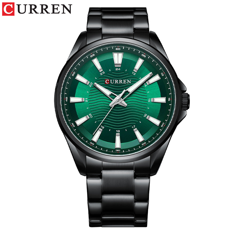 A business steel belt men's watch, quartz watch foreign trade watch 8424