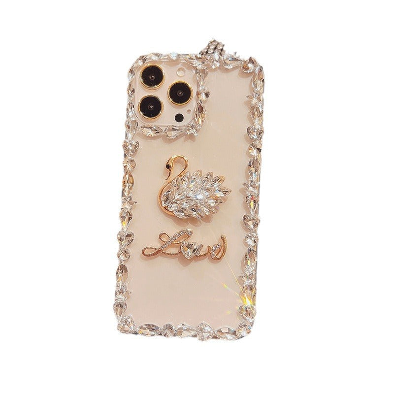 A Diamond transparent phone case