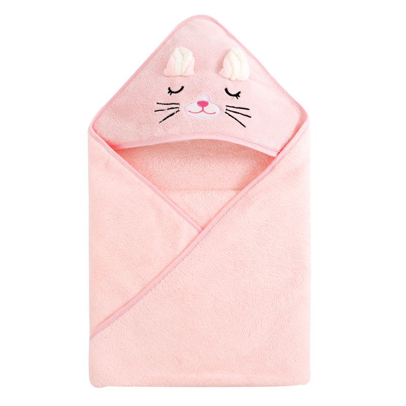 Baby holding a blanket bath towel 0.15kg any color mix Minimum purchase of 3 items - Mixbatch