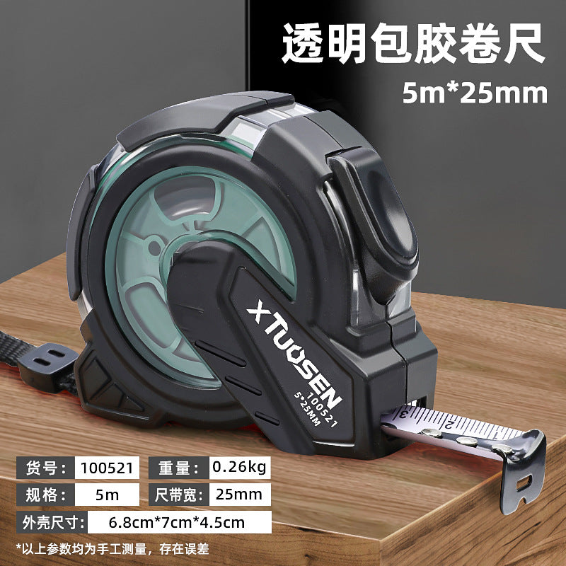 A5m tape measure 5m durable self-locking steel tape measure stainless steel belt box measure wholesale tape measure in large quantities