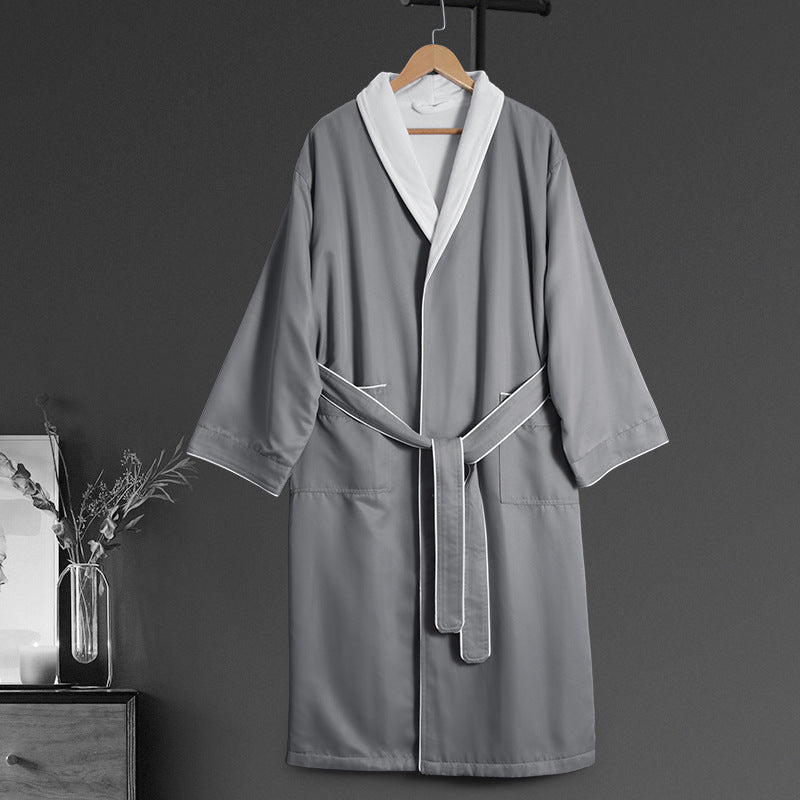 Star hotel bathrobes for men and women in all seasons, adult bathrobes, water-absorbing quick-drying, for B & B and inns