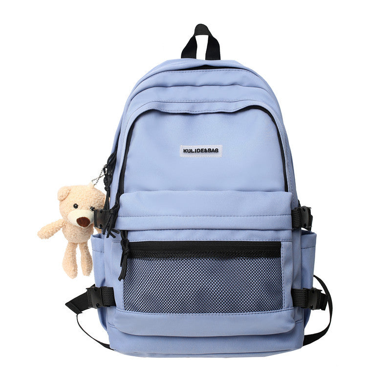 A junior high school student female student schoolbag middle school student outdoor travel backpack trendy cool