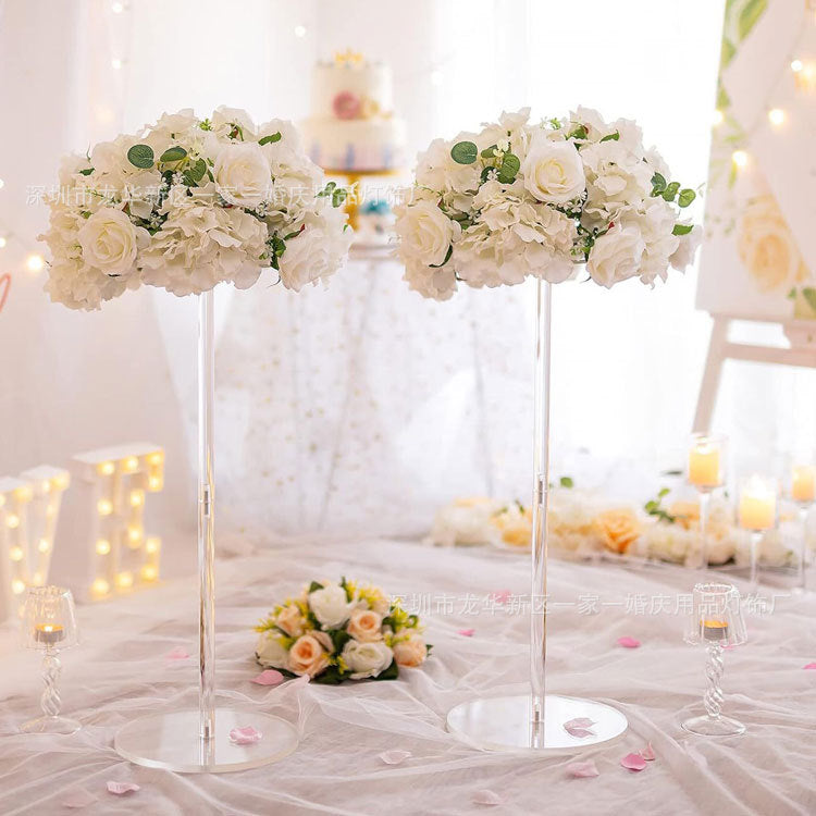 A acrylic flower stand