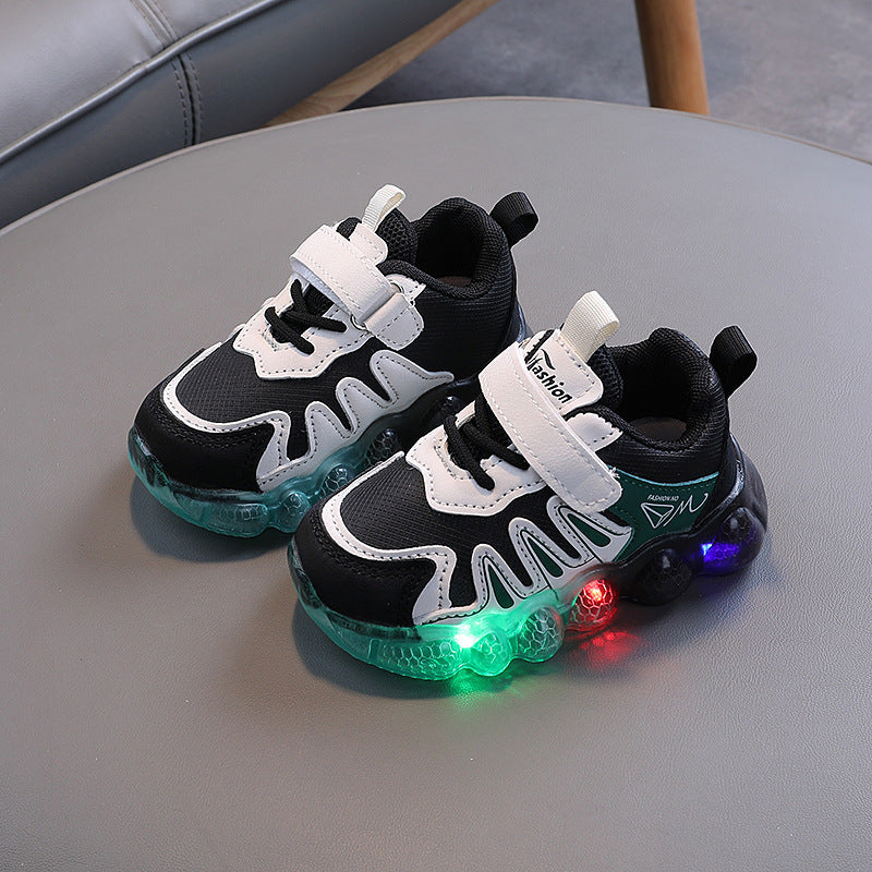 A Cartoon Lights Casual Shoes
