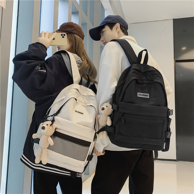 A junior high school student female student schoolbag middle school student outdoor travel backpack trendy cool