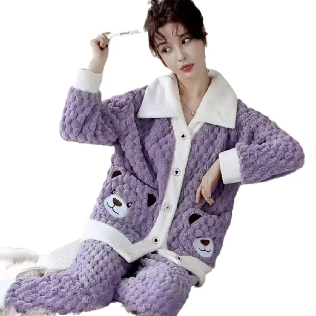 A thermal pajama set