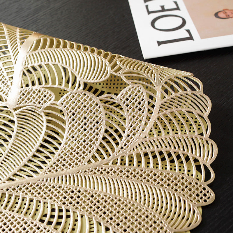 A PVC table mat