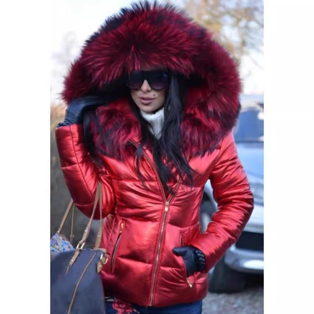 A winter women's coat