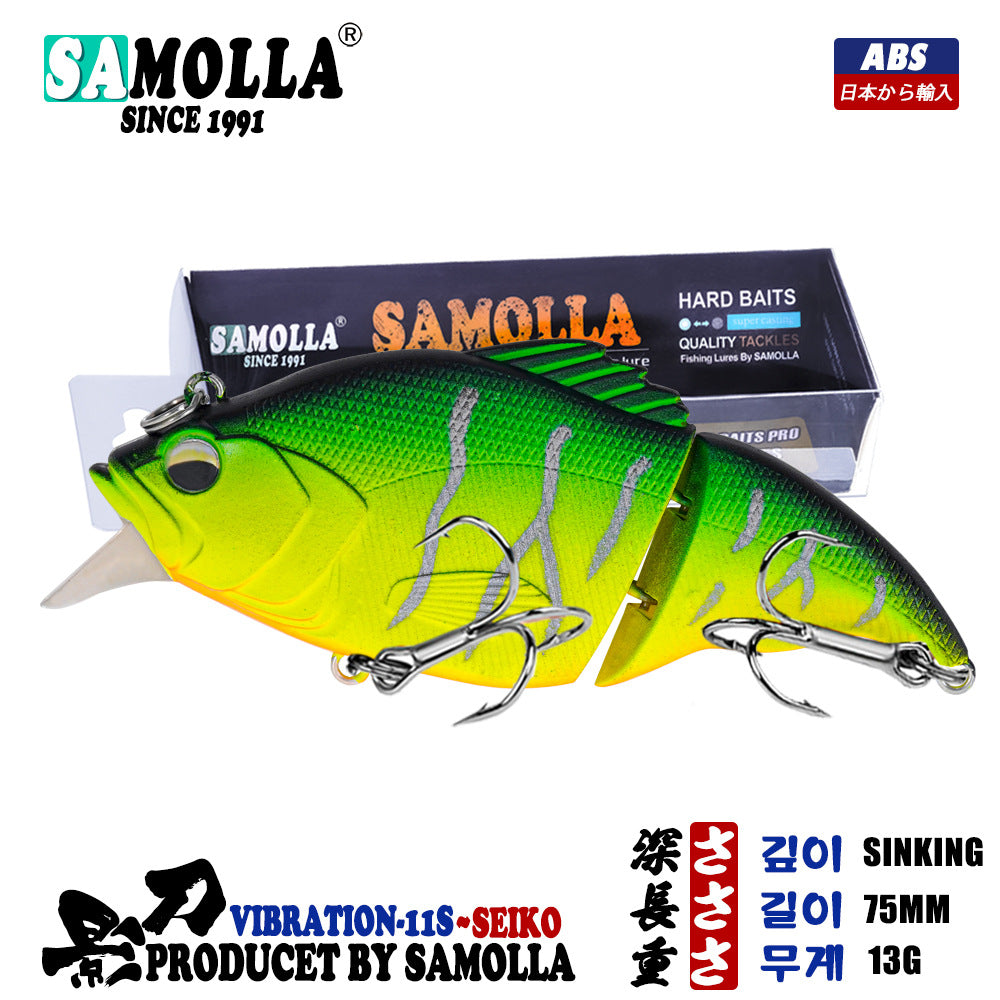A Realistic Multi-section Swimbait Slow Sinking