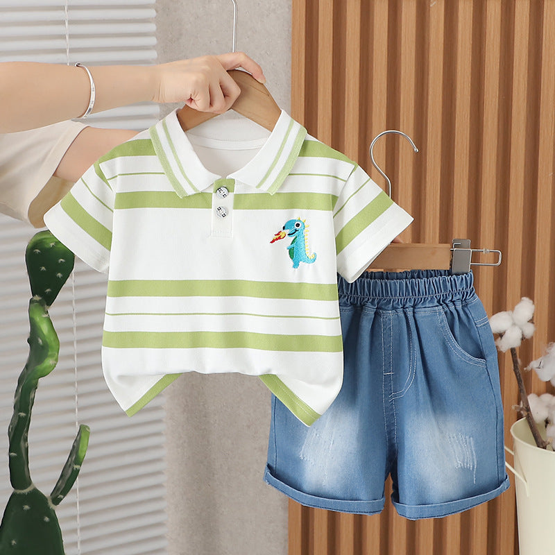 A Summer Boys Short Sleeve Suit