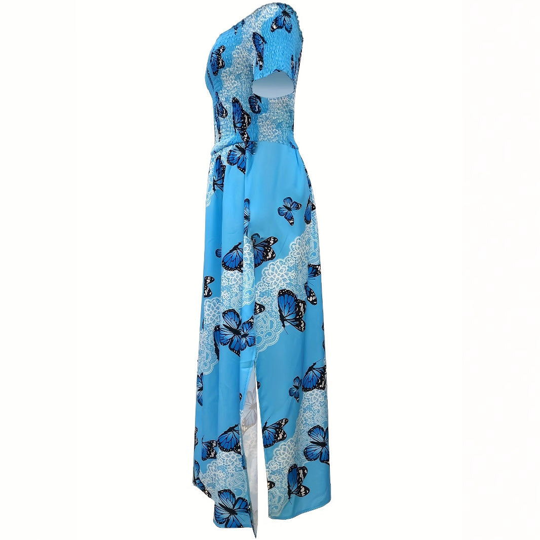 A printed dress