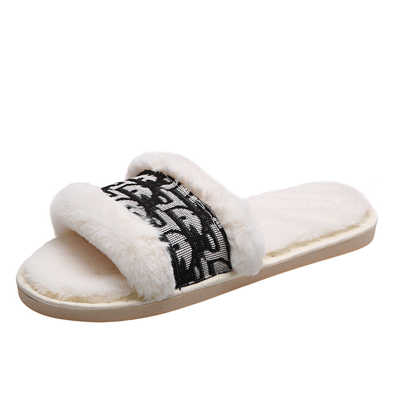 A plush slipper