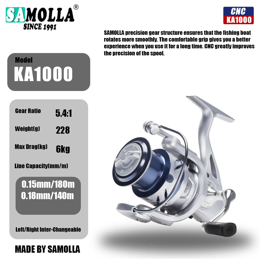 A KA Gen II Metal Fishing Reel – Smooth & Gapless for Lure Casting