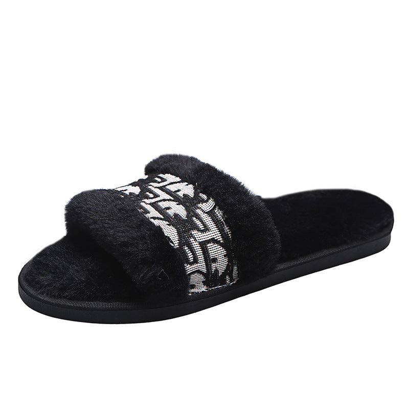 A plush slipper