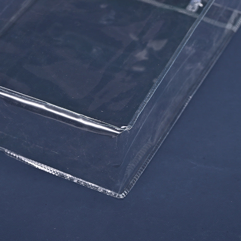 A Spot plastic pvc tote bag, transparent gift packaging bag, milk tea with hand gift, hi candy, portable pvc packaging bag
