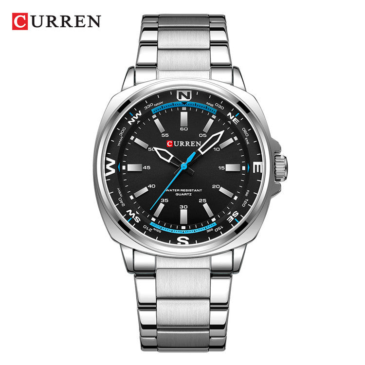 A the new 8455 simple foreign trade hot-selling watch men's watch fashion casual personality popular - Mixbatch