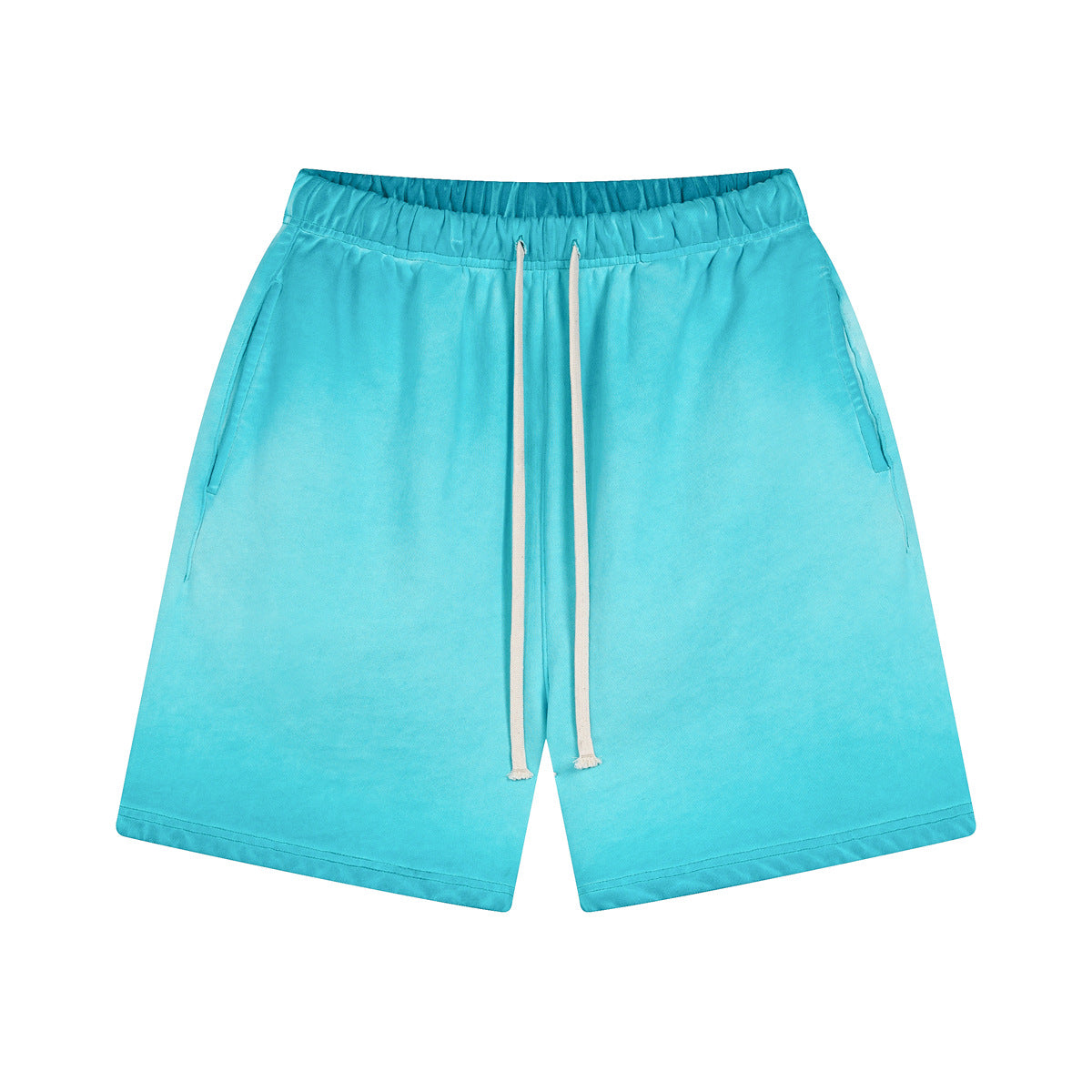 A gradient shorts in summer