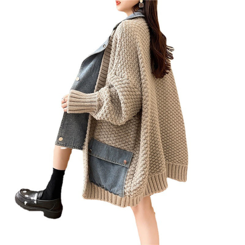 A sweater jacket